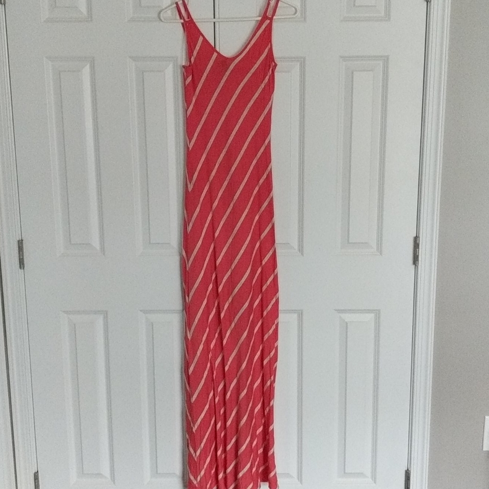 Aqua maxi dress